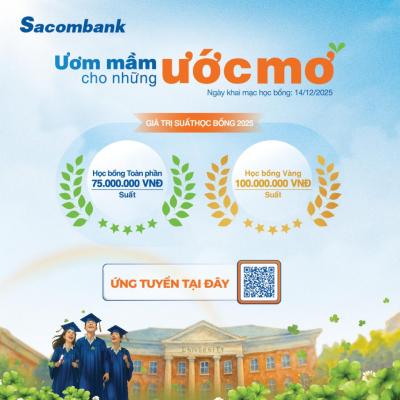 Học bổng Sacombank